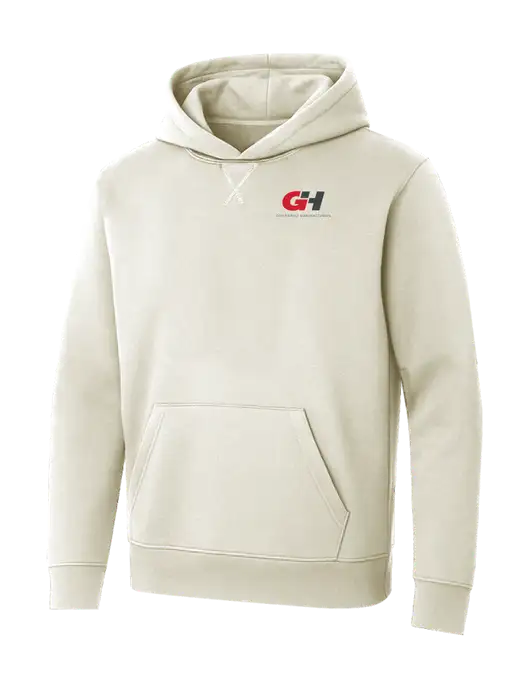 Allmade White Sand Organic French Terry Pullover Hoodie w/G&H Logo