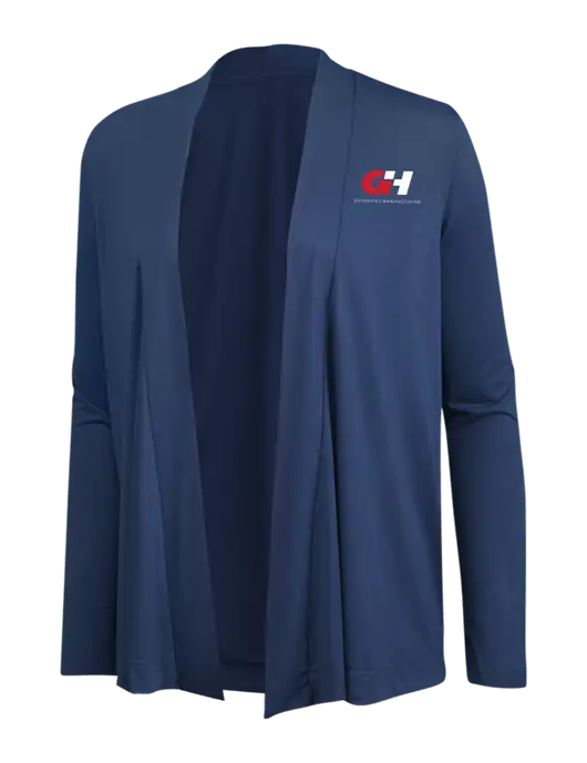 Dusty  Blue Womens Concept Cardigan w/G&H Logo