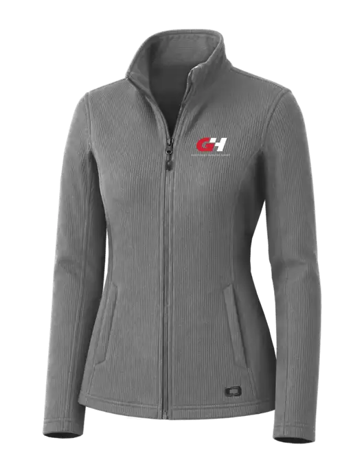 OGIO Medium Grey Womens Grit Fleece Jacket w/G&H Logo