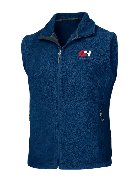 Navy Fleece Vest w/G&H Logo