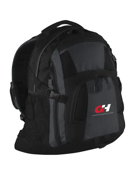 Urban Black/Grey/Black Laptop Backpack w/G&H Logo