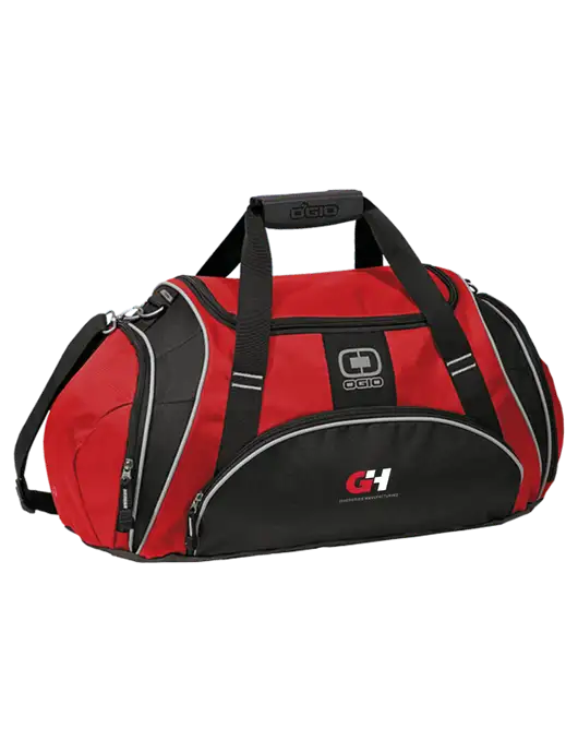 OGIO Red Crunch Duffel
 w/G&H Logo