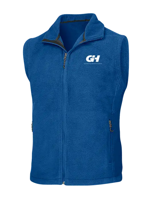 Royal Fleece Vest w/G&H Logo