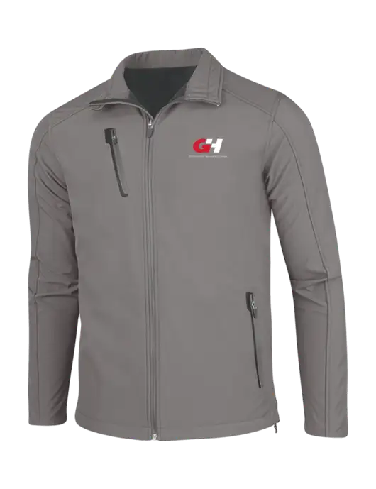 Medium Grey Welded Softshell Jacket w/G&H Logo