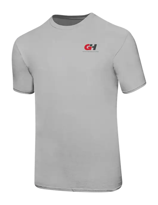 Ring Spun Silver 4.5 oz T-Shirt w/G&H Logo
