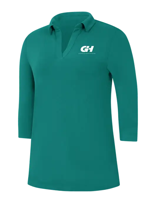 Womens Teal Luxe Knit Tunic w/G&H Logo
