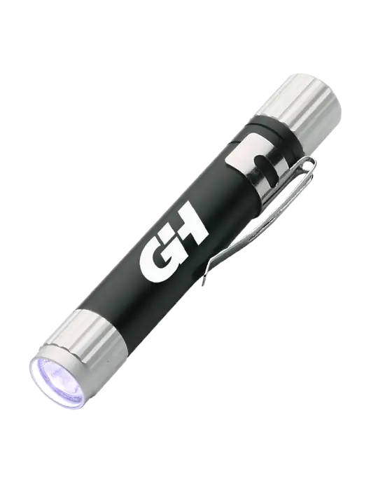 Black Aluminum LED Penlight w/G&H Logo