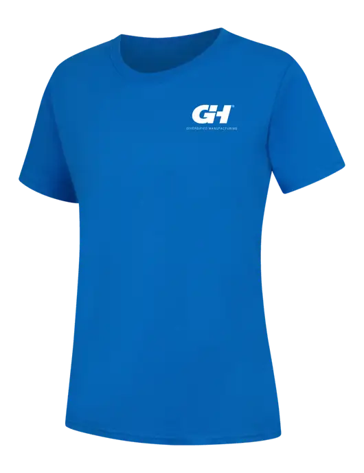 Womens Royal Blue Core Blend Tee w/G&H Logo