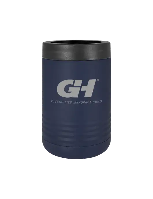 Polar Camel 12 oz Powder Coated Navy Vacuum Insulated Beverage Holder w/G&H Logo