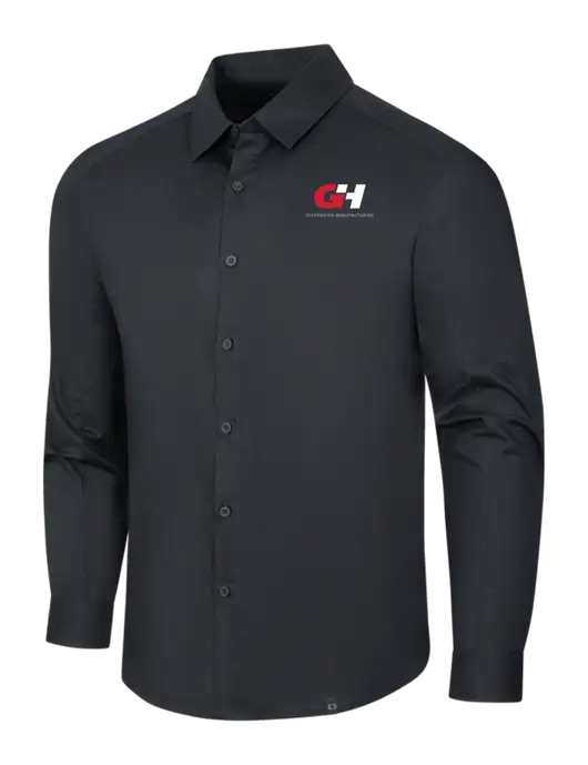 OGIO Black Commuter Woven Shirt w/G&H Logo