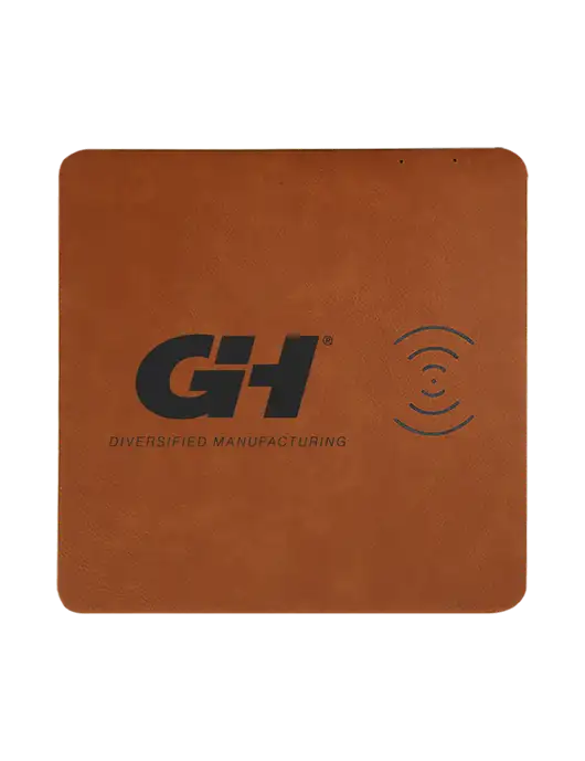 Rawhide Laserable Leatherette Phone Charging Mat w/G&H Logo
