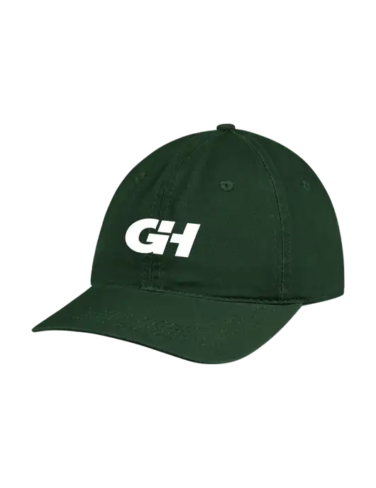 Garment Washed Unstructured Twill Dark Green Cap w/G&H Logo
