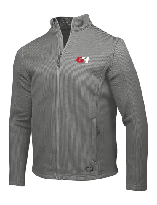 OGIO Medium Grey Grit Fleece Jacket w/G&H Logo
