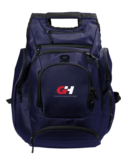 OGIO Navy Metro Ballistic Laptop Backpack w/G&H Logo
