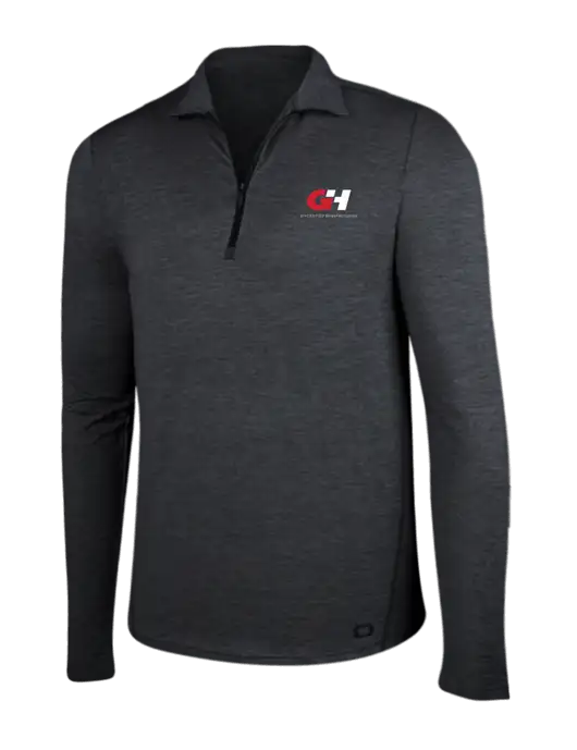 OGIO Blacktop Heather Endurance Force 1/4 Zip w/G&H Logo