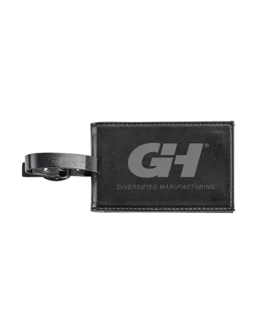 Fabrizio Black Executive Luggage Tag w/G&H Logo
