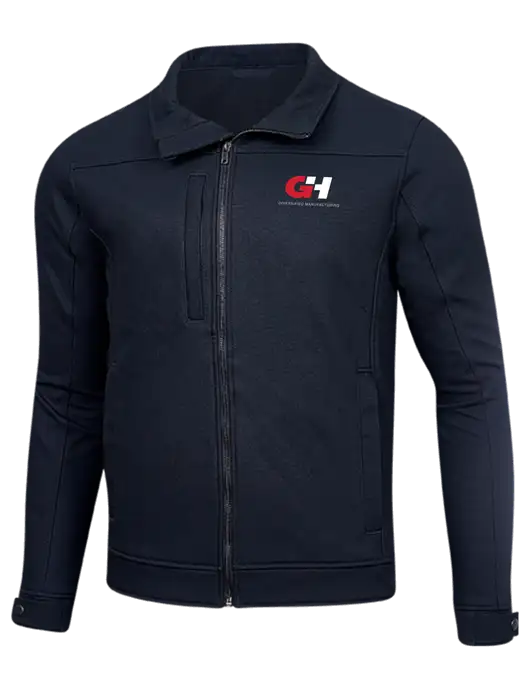 Cornerstone Navy Duck Bonded Soft Shell Jacket w/G&H Logo