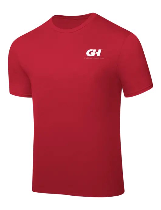 Red PosiCharge Competitor Tee w/G&H Logo