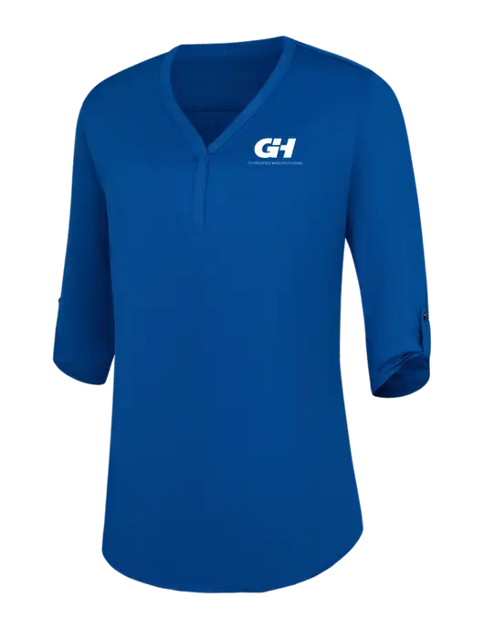 Womens Royal City Stretch 3/4-Sleeve Tunic w/G&H Logo
