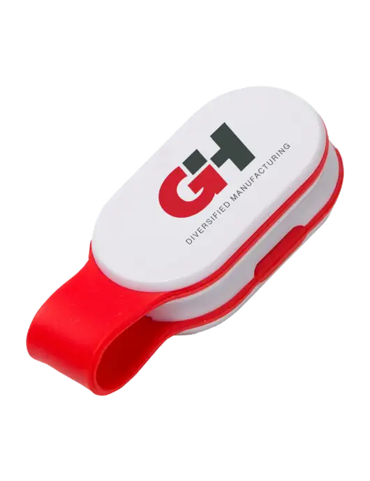 Magna Clip Red Personal Safety Light w/G&H Logo