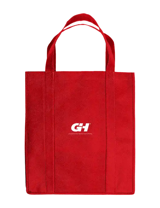 Eco Reusable Jumbo Red Shopping Bag w/G&H Logo
