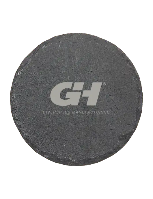 Round Slate Coaster w/G&H Logo