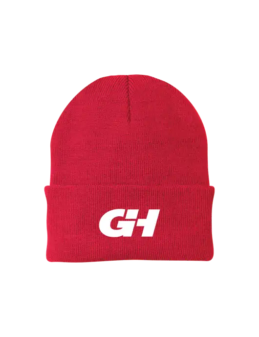 Red Knit Cap w/G&H Logo