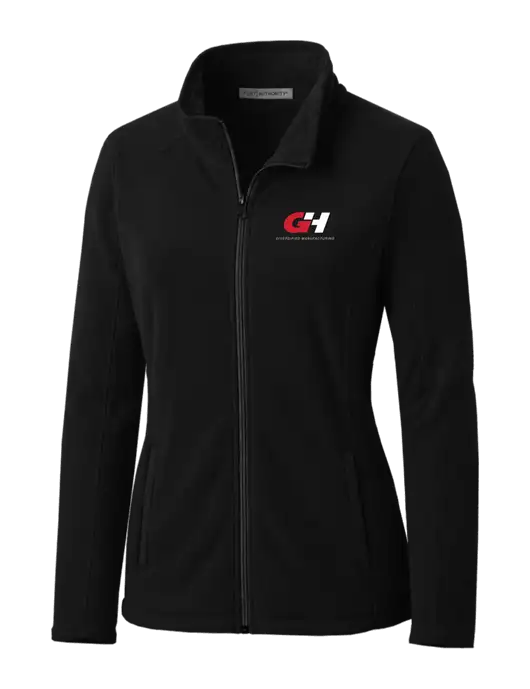 Black Womens Microfleece Jacket w/G&H Logo
