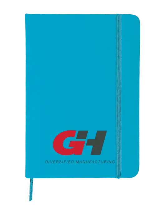 Light Blue Comfort Touch Bound Journal 5" X 7" w/G&H Logo