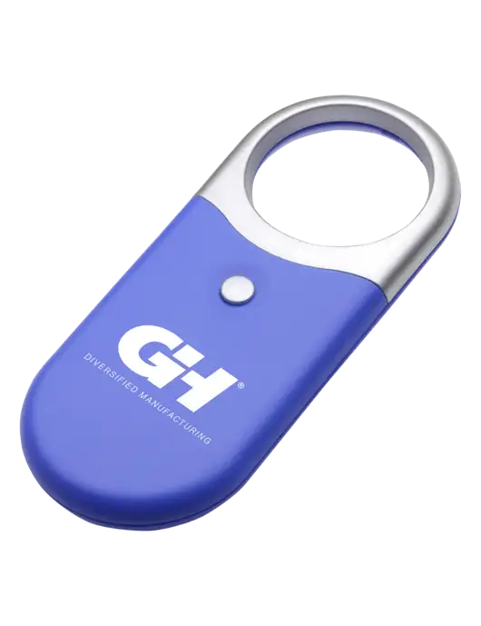 Compact Blue Magnifier Light w/G&H Logo