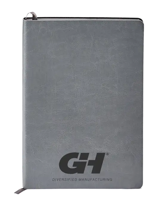 Fabrizio Grey Soft Cover 5.75 x 8.125 Journal w/G&H Logo