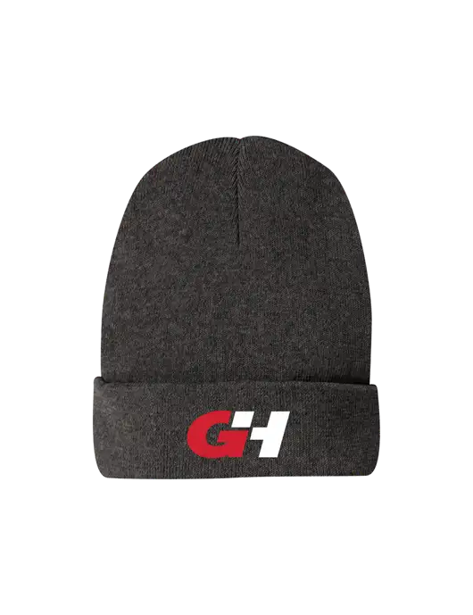 Recycled Charcoal Heather Beanie w/G&H Logo