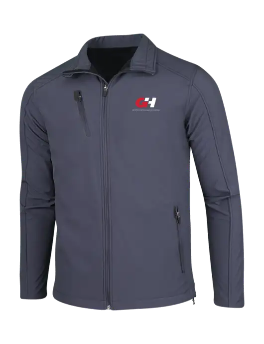 Dark Grey Welded Softshell Jacket w/G&H Logo