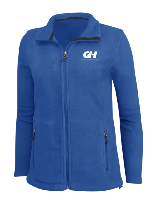 Womens Dark Royal Fleece Jacket w/G&H Logo