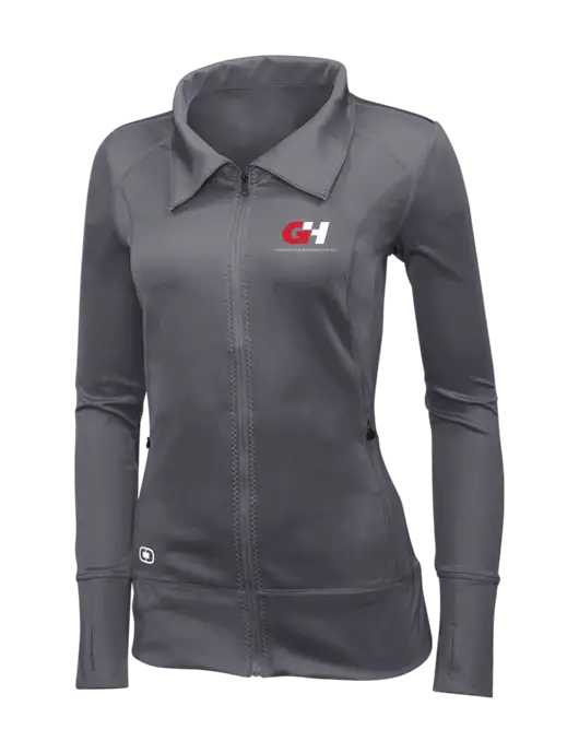OGIO Dark Grey Womens Endurance Fulcrum Full-Zip w/G&H Logo