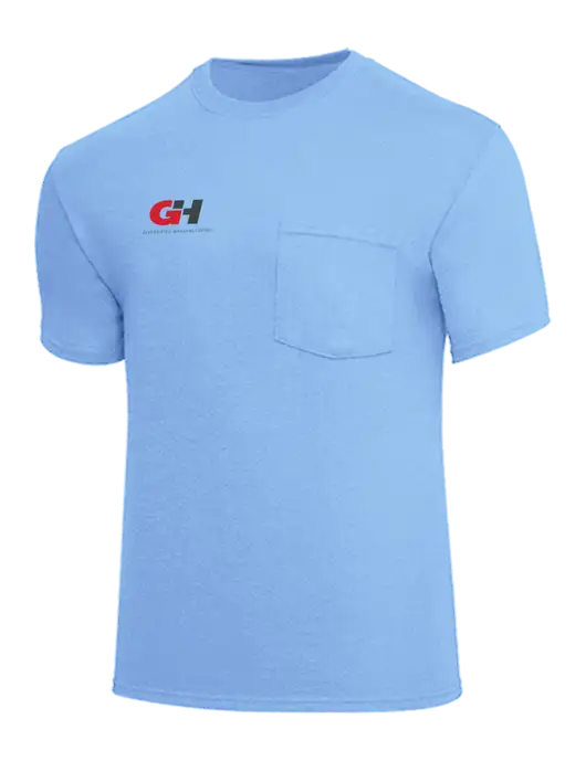 Core Blend Light Blue Pocket T-Shirt w/G&H Logo