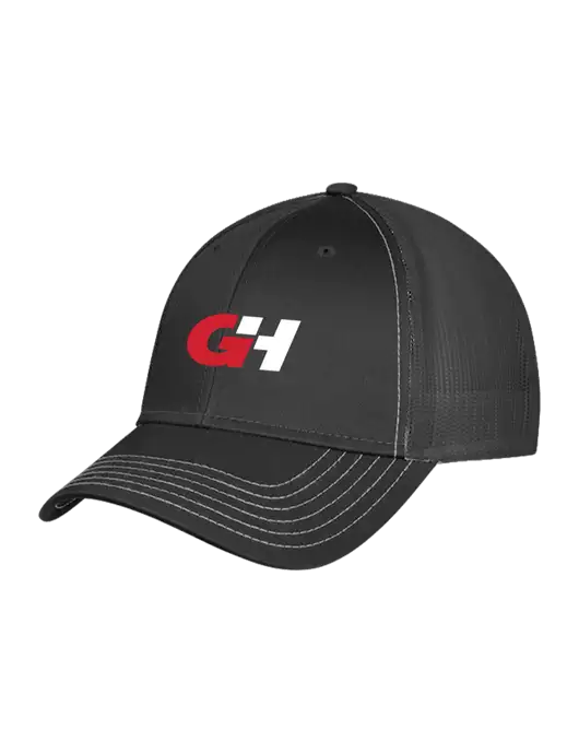 Charcoal Grey Mesh Trucker Cap Snap Back w/G&H Logo