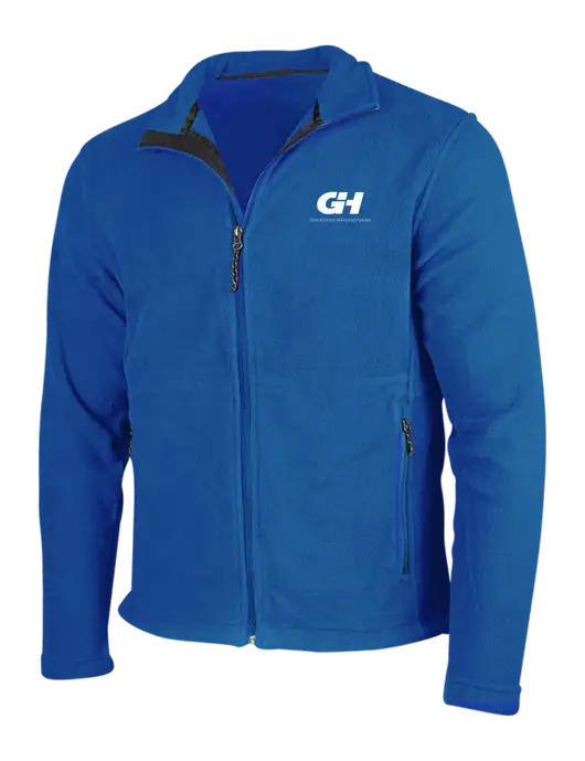 Dark Royal Fleece Jacket w/G&H Logo