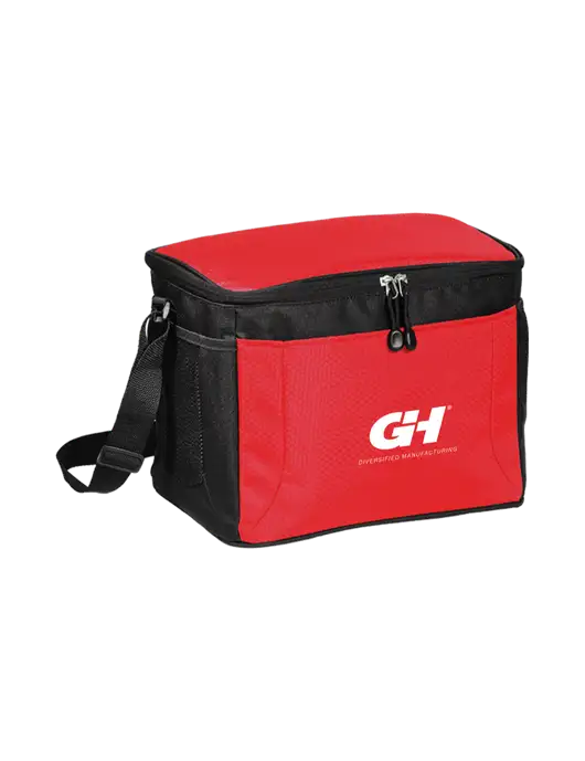 12 Can Red/Black Cube Cooler  w/G&H Logo