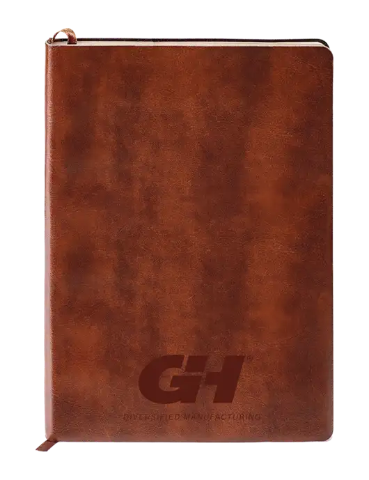 Fabrizio Brown Soft Cover 5.75 x 8.125 Journal w/G&H Logo