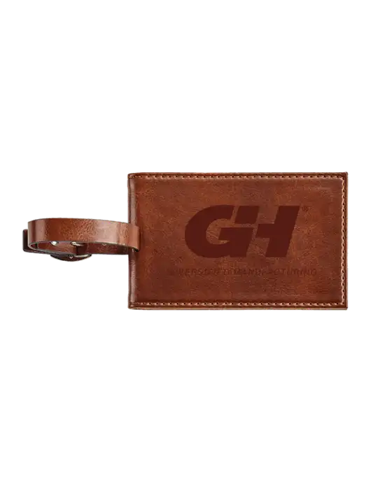 Fabrizio Brown Executive Luggage Tag w/G&H Logo