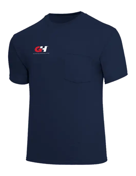 Core Blend Navy Pocket T-Shirt w/G&H Logo