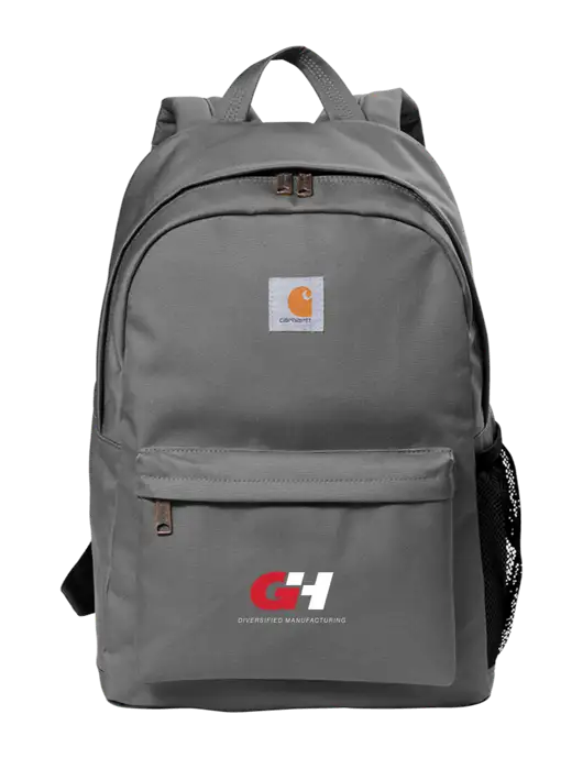Carhartt Grey Canvas Backpack w/G&H Logo