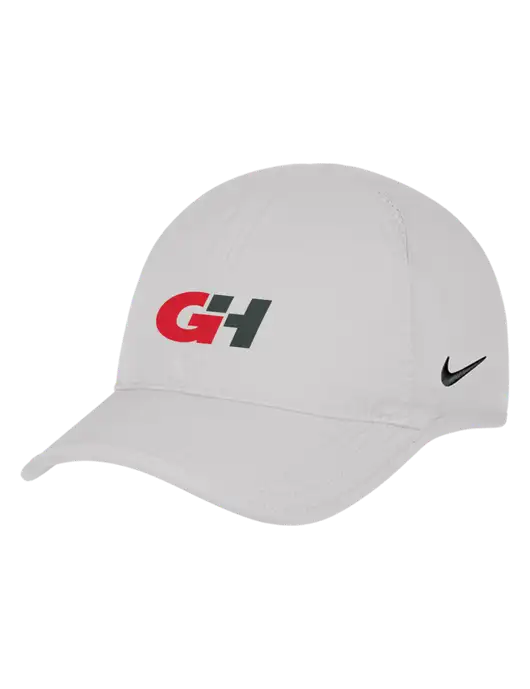 Nike White Featherlight Cap w/G&H Logo