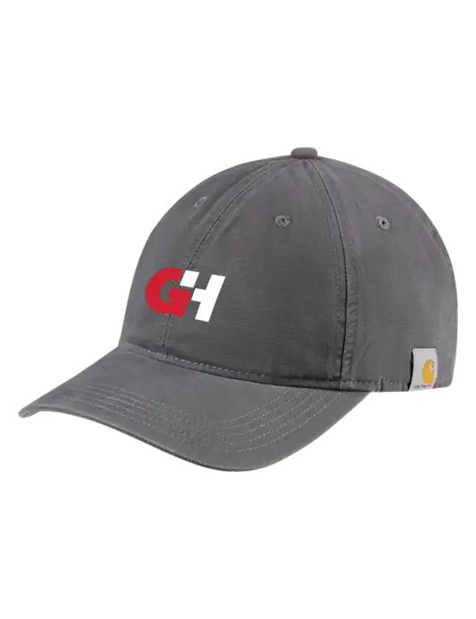 Carhartt Dark Grey Cotton Canvas Cap w/G&H Logo
