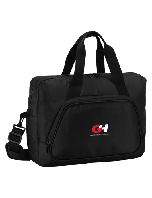 City Black Laptop Briefcase w/G&H Logo