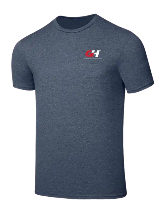 Seriously Soft Heathered Navy T-Shirt w/G&H Logo
