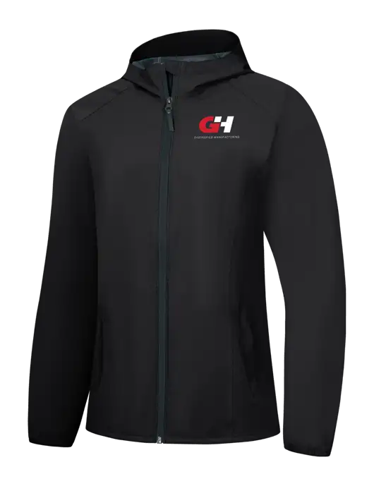 Womens Black Essential Rain Jacket w/G&H Logo