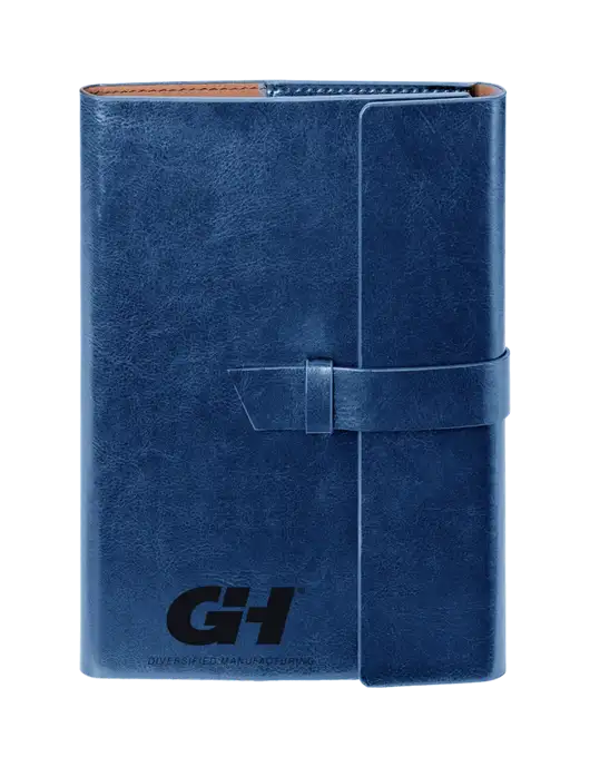 Fabrizio Blue 6.875 x 9.56 Portfolio w/G&H Logo
