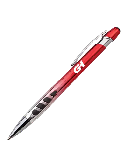 Zenith Red Ballpoint Pen - Blue ink w/G&H Logo